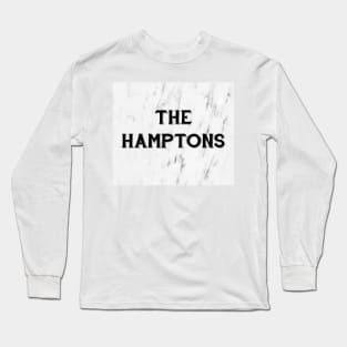 The Hamptons - marble Long Sleeve T-Shirt